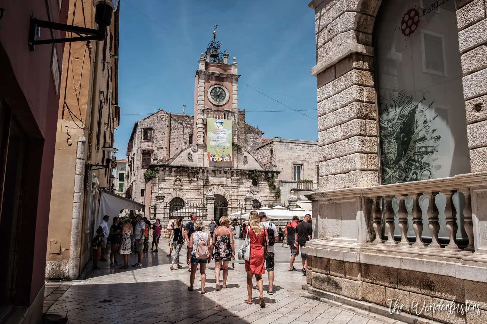 People's Square in Zadar's old town