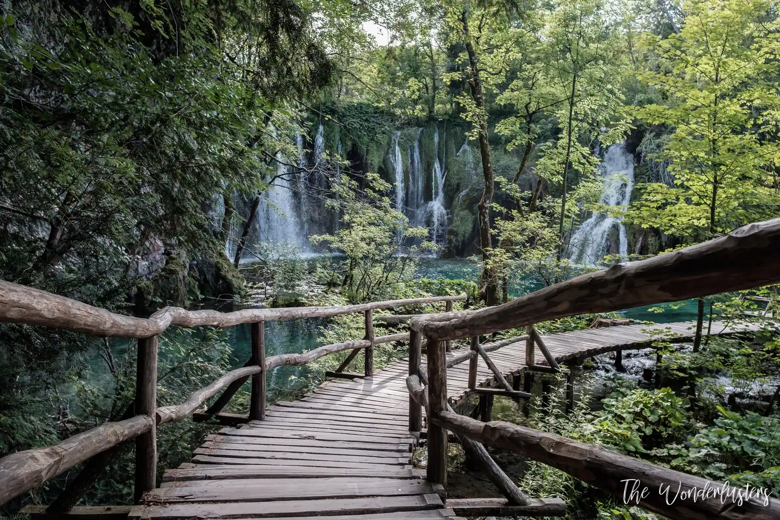 Boardwalk over the Plitvice Upper Lakes