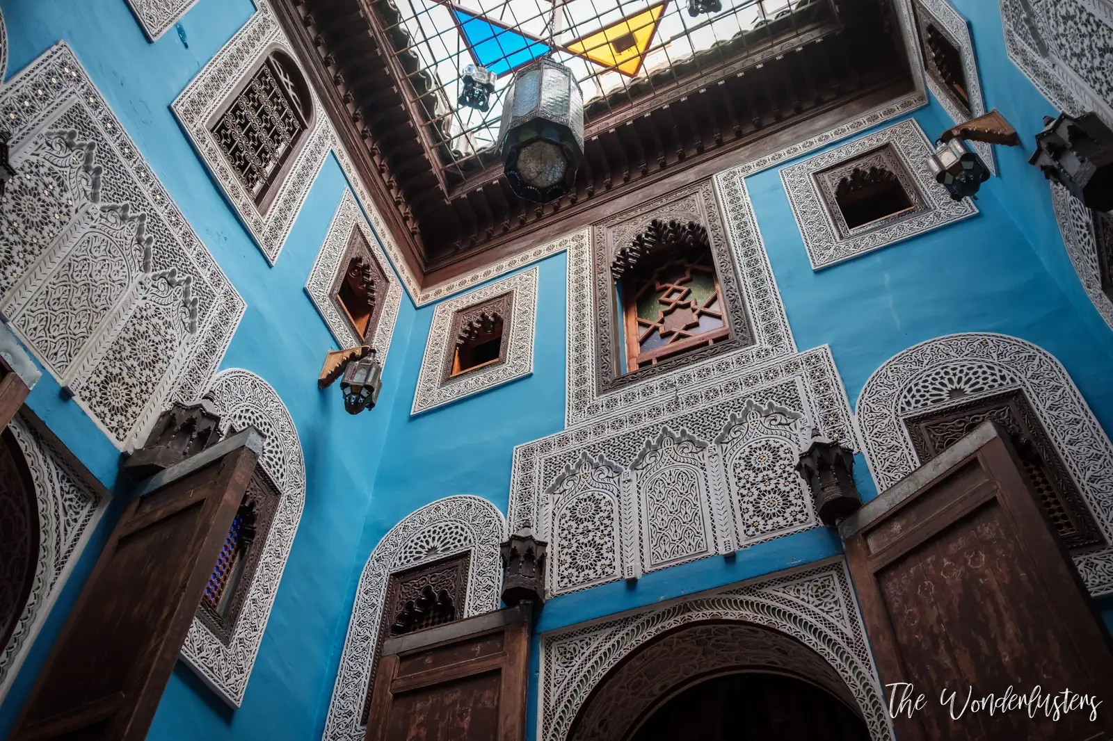 Courtyard of Riad Hiba, Meknes
