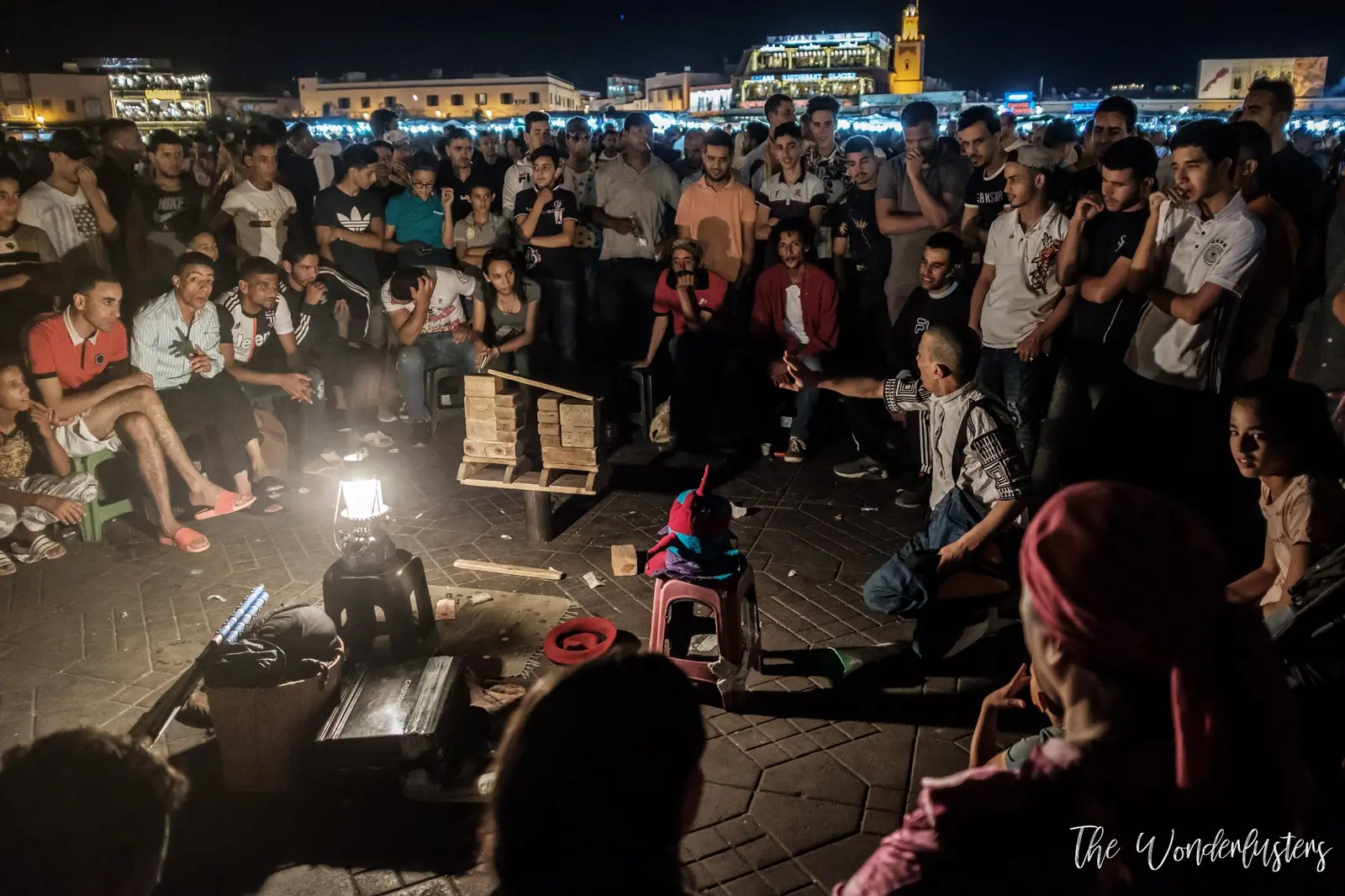Storyteller on Jemaa el-Fna square