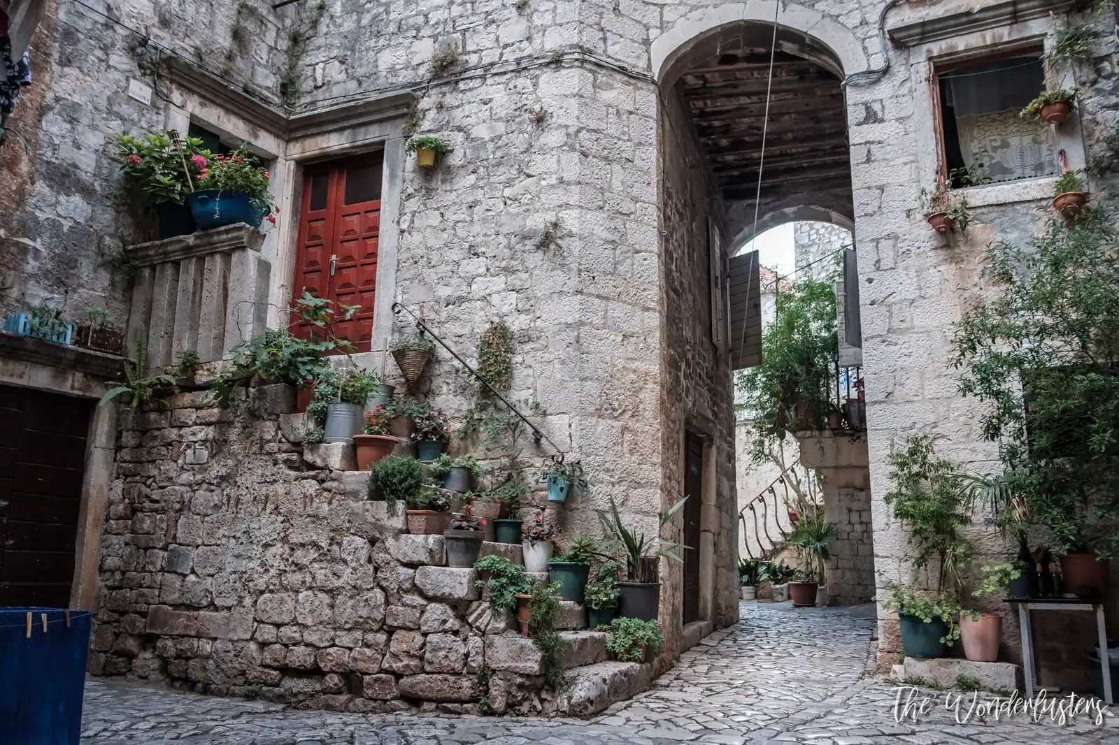 Streets and stairs of Trogir