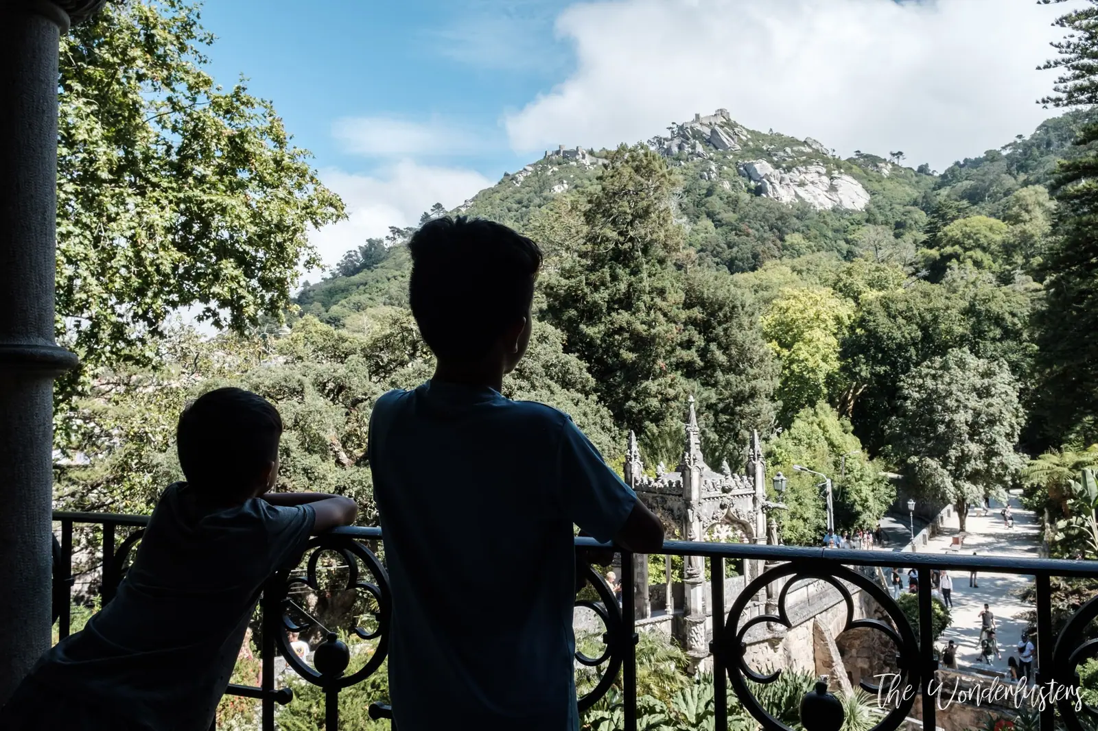 View of the Moorish Castle from Quinta da Regaleira