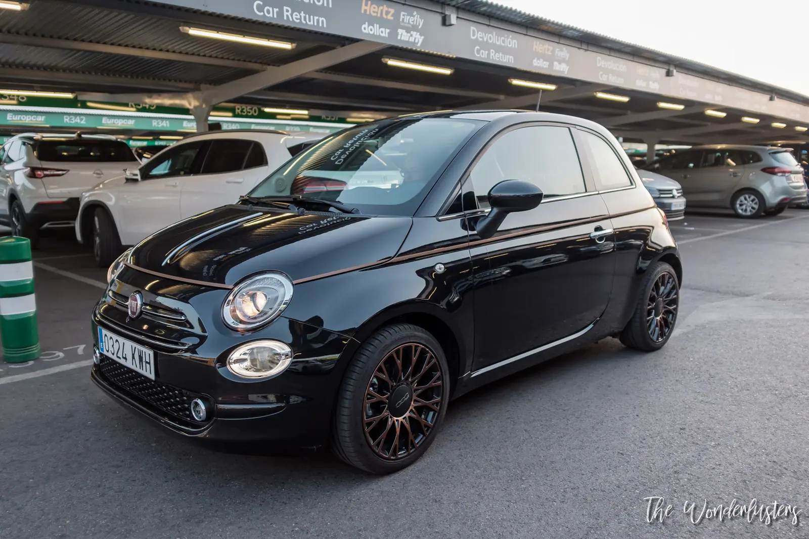 We rented a Fiat 500