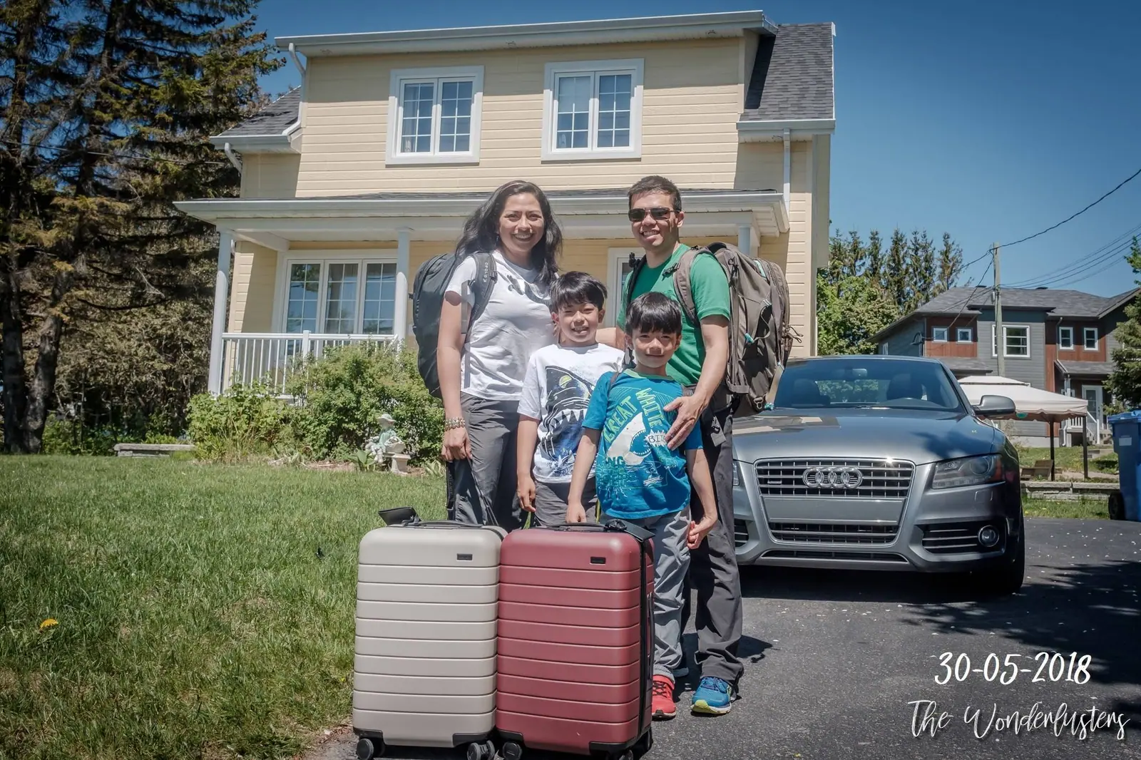 On the day of departure