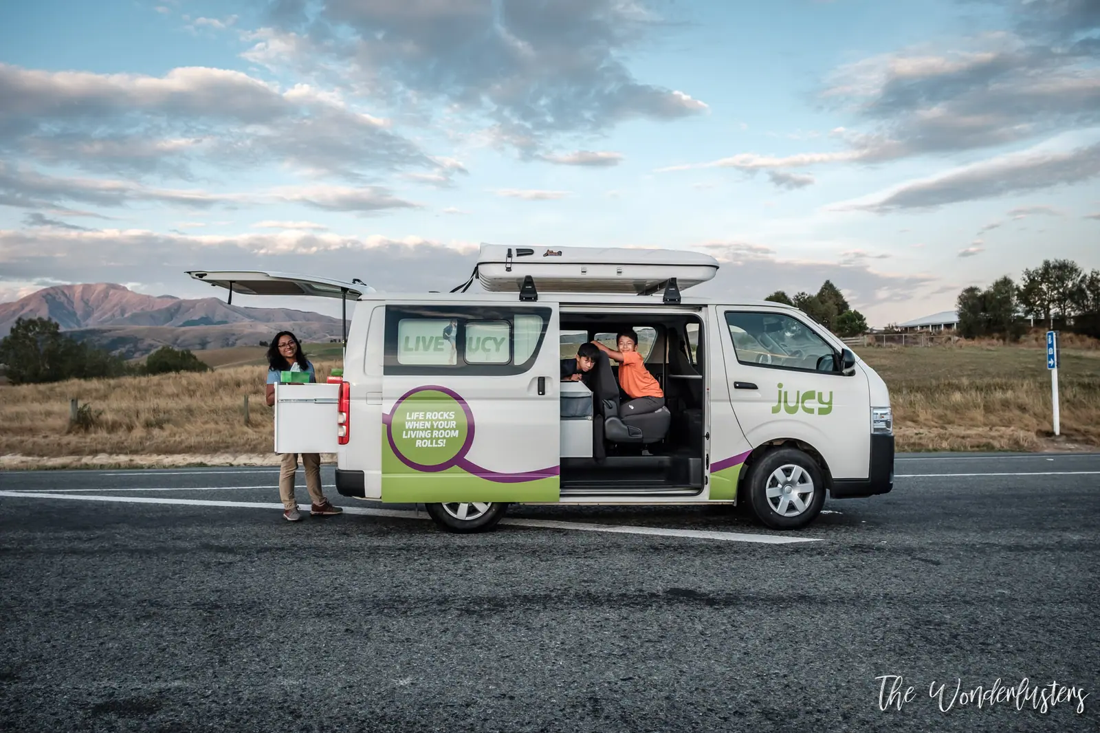 Our camper van in New Zealand