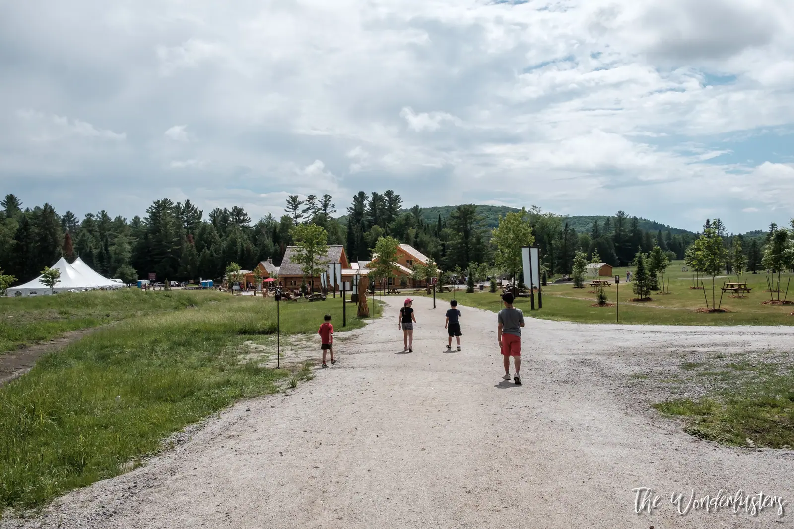 Land of the Pioneers area at Omega Park