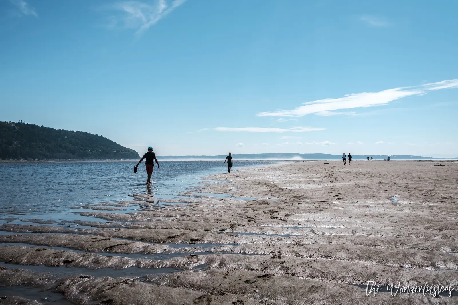 Bay of Baie-Saint-Paul at low tide