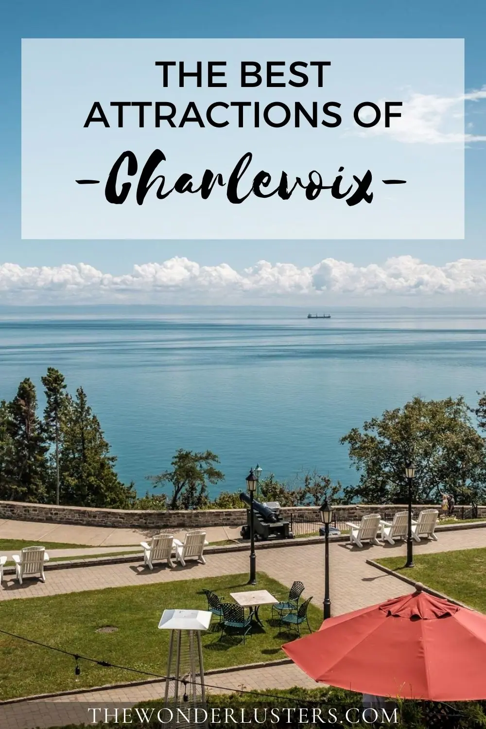 Pinterest pin: Le Manoir Richelieu and Charlevoix 2
