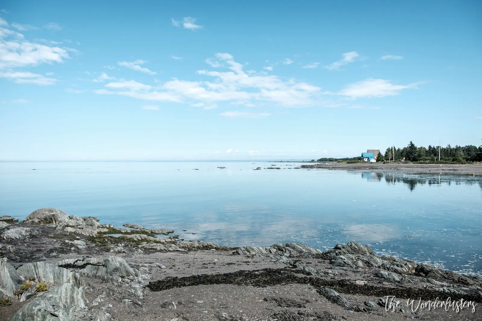 Shoreline of Isle-aux-Coudres on the St. Lawrence