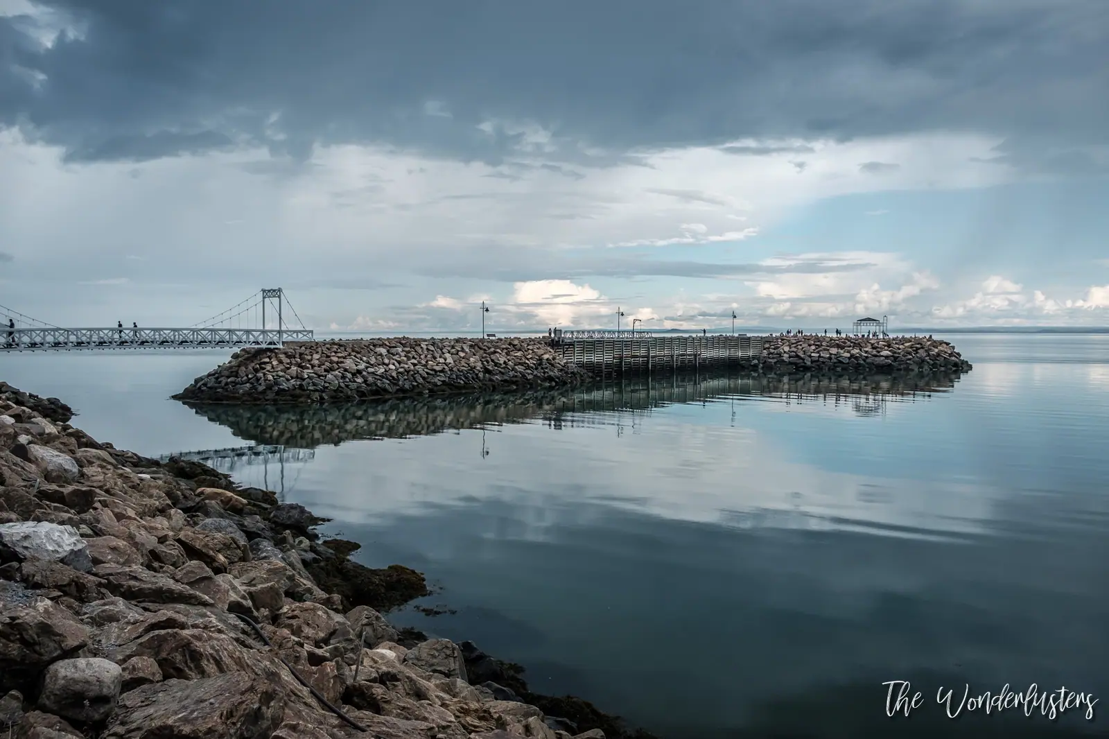 Quay at La Malbaie on the St. Lawrence