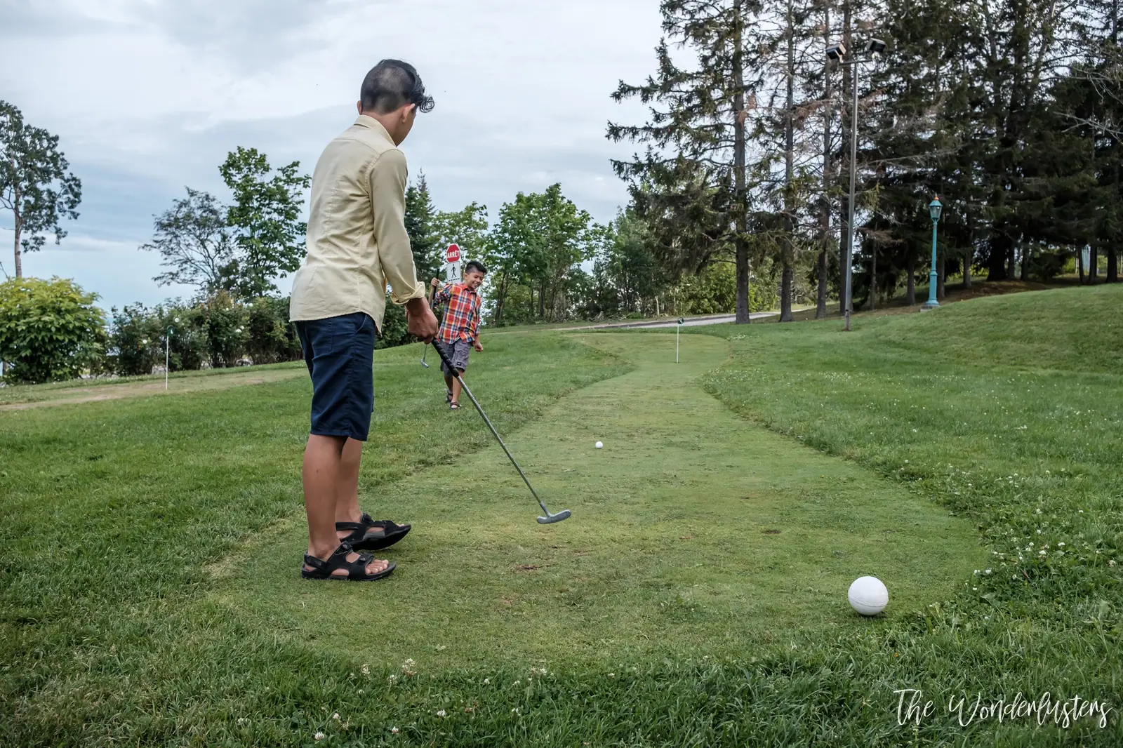 Mini-golf course at Le Manoir Richelieu